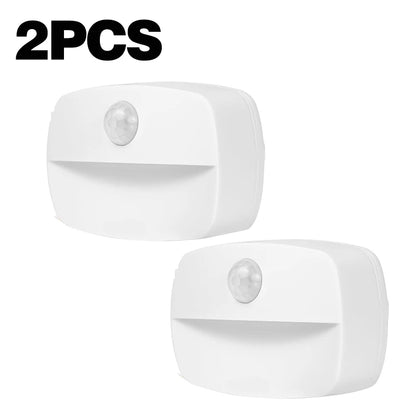 LED Night Light with Motion Sensor Cabinet Lamp Wireless Bedside Nightlight Battery Power For Bedroom Closet Stairs Lighting