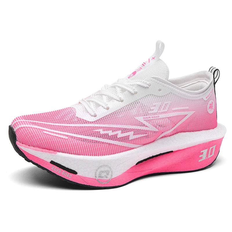 Running Shoes Men High Quality Full Palm Carbon Plate Cushion Professional Training Shoes Lightweight Wear-Resistant Sneakers