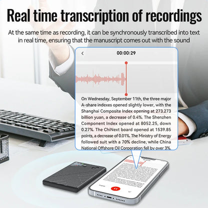 AI Voice Recorder Intelligence APP GPT Control Audio Mind Map Real Time Transcription/Summary/Translation Phone Calls Recording