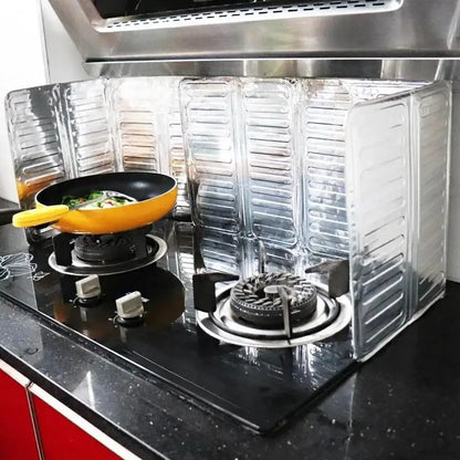 1 Pcs Kitchen Supplies Stove Oil-Proof Splash Guard Board Article Removable Cooking Frying Oil Gas Kitchenware Accessories Tools