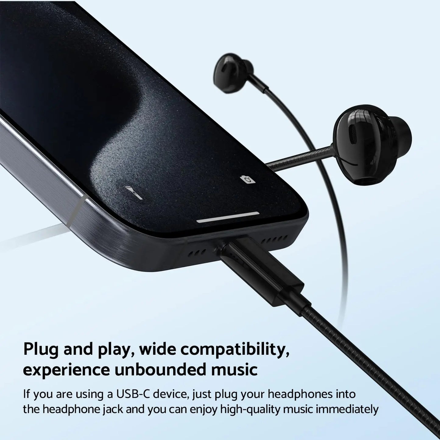 For Samsung Headphones USB Type C Earphones 3.5mm Headset With MIC Remote Control Earplugs For Galaxy S26 S25 S24 S23 S22 Ultra