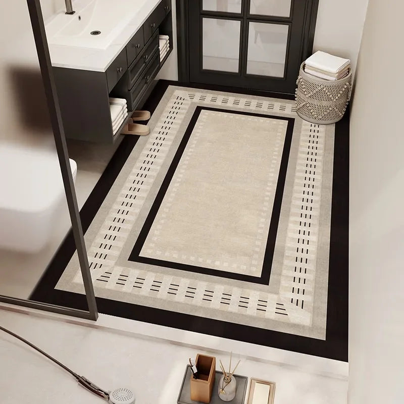 Carpet in the Bathroom Mat Absorbent Non-Slip Floor Mats Home