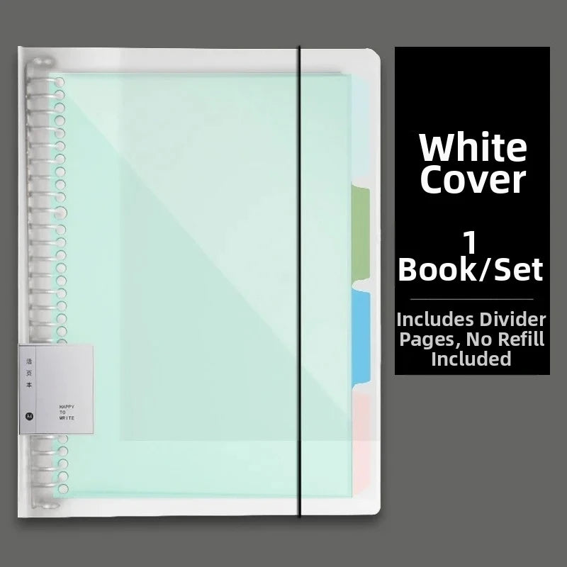 60Sheet Replaceable Refill Loose Leaf Notebook A4 A5 B5 Spiral Binder Paper Index Writing Book Stationery Office School Supplies