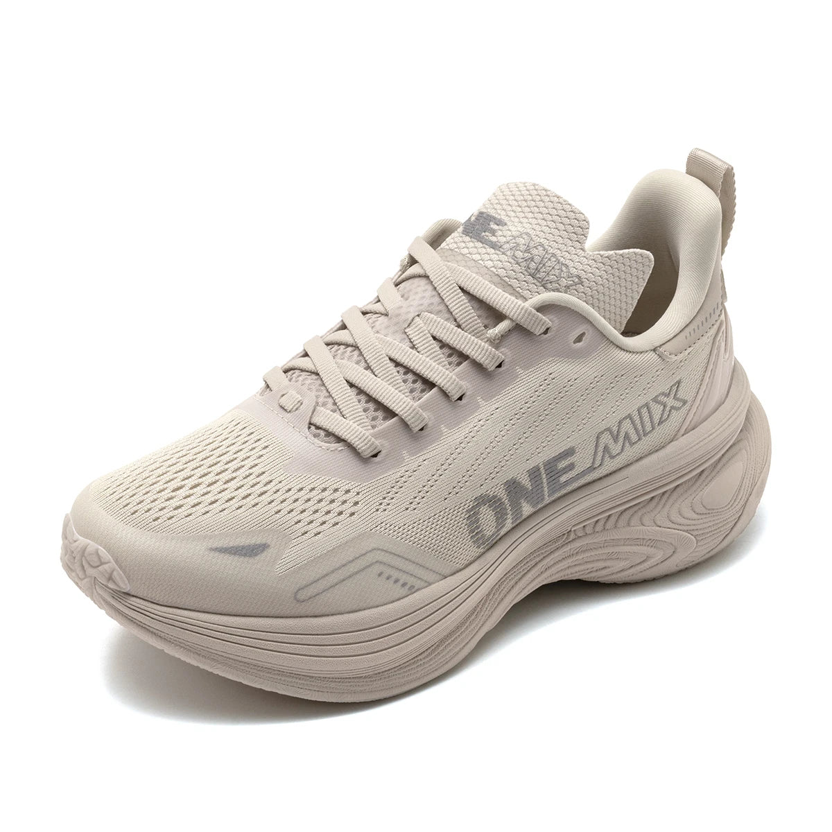 ONEMIX Bumper Max Jogging Running Shoes Unisex Lightweight Sneakers Road Wear-Resistant Fashion Sports Fitness Shoes