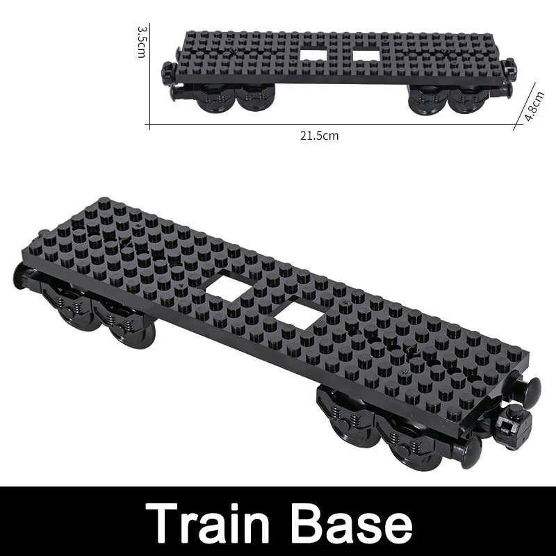 NEW City Trains Flexible Tracks Soft Straight Curved Rails Switch Building Block Creative Models Railways Toys For Kids Gifts