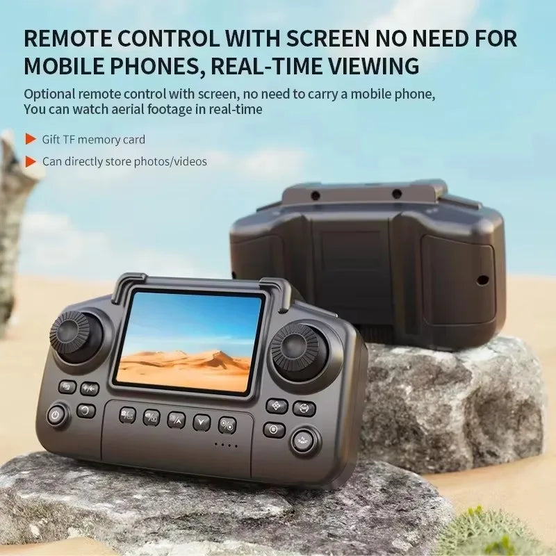 2026 E88 Drone 8K 5G HD Dual Camera Aerial Photography Remote Control Screen Display Control Aircraft Quadcopter Adulthood Toy