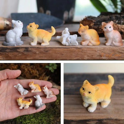 Miniature Garden Fairies Figurines Resin Mini Fairy Statue Figure Fairy Garden Ornaments Decorations Accessories