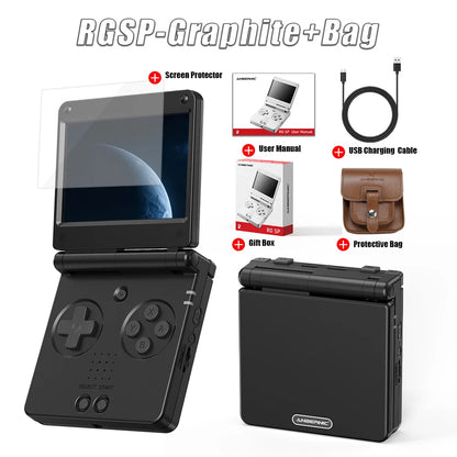 Anbernic RGSP 3.4'' IPS Screen Flip Handheld Console Linux System HDMI-compatible TV Output Clamshell Game Player 3300 mAh RG SP