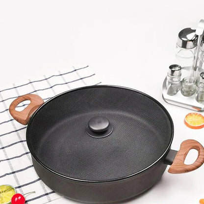 Anti Splash Cover Kitchen Tool Black Splash Screen Anti Oil Pan Oil Splash Cover Fine Hole Button Handle Explosion-proof Cover