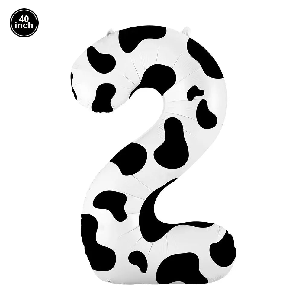 Cow Happy Birthday Cake Decoration Cow Cake Topper for Farm Cow Birthday Party Decoration Supplies