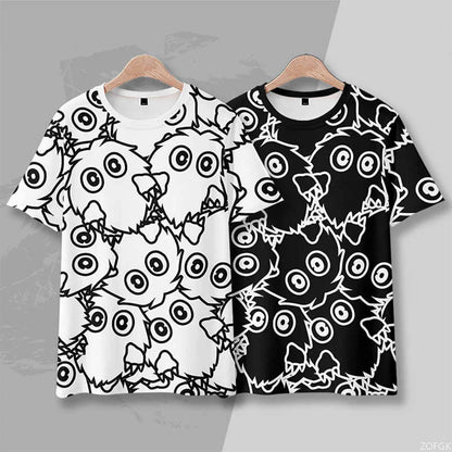 Outdoor Casual Wear Men's Shirts Yu-Gi-Oh!  Kuriboh Printed Short Sleeve Interesting High Quality Quick-Dry Loose Mens T shirt