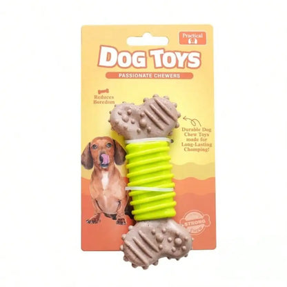 Dog Toy For Self-Amusement And Relaxation. TPR Imitation Bone Chew Stick. Durable And Suitable For Small To Medium-Sized Puppies To Chew. Pet Toy For Pets.