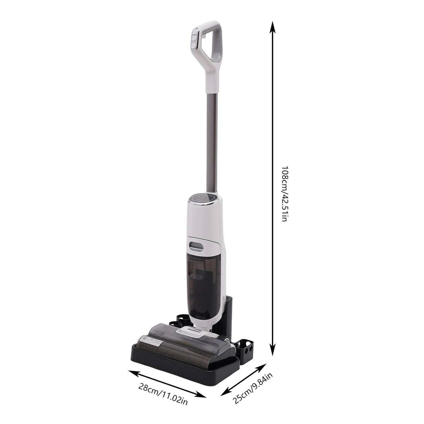 250w Intelligent Wet Dry Dual-Use Vacuum Cleaner, Cordless Hardwood Floor Cleaning Machine, One-Step Cleaning Vacuum Cleaner