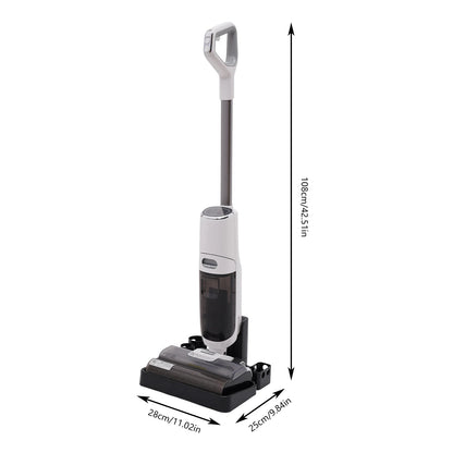 250w Intelligent Wet Dry Dual-Use Vacuum Cleaner, Cordless Hardwood Floor Cleaning Machine, One-Step Cleaning Vacuum Cleaner