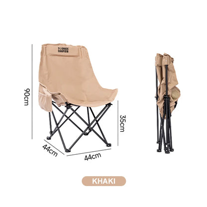 Outdoor Folding Moon Chair Portable Chair Camping Chair Picnic Gear Fishing Small Horse Stool Student Sketching