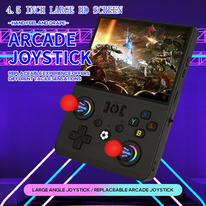MAXⅡ 2026 Newest  4.5 Inch Retro Handheld Game Console 1024x768 IPS HD Screen Portable Open Source Linux System with 2*Joys