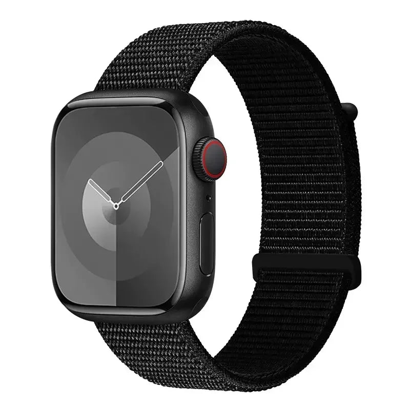 Nylon Loop Strap For Apple Watch 11 10 9 8 7 46mm 45mm 42mm 41mm Ultra 3 2 49mm Braided Bracelet iWatch 6 5 4 SE3 44mm 40mm Belt