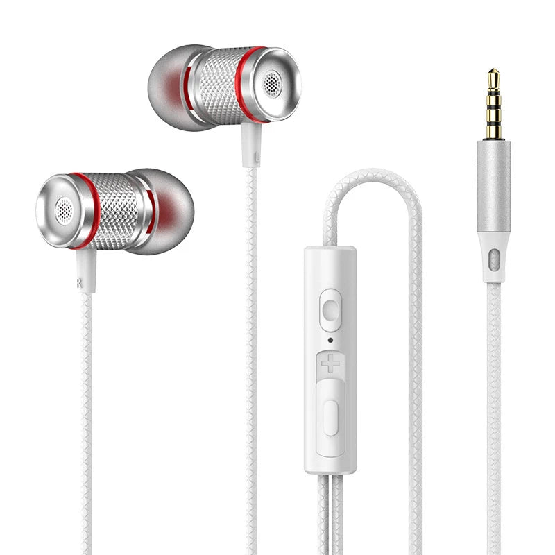 9D HIFI Heavy Bass In Ear Earphone 3.5MM Type-C Digital Headphone Stereo Wired Headset With Mic Earbuds For Samsung Android
