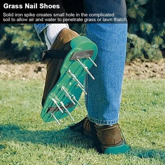 Lawn Aerator Shoes Garden Yard Lawn Aerator Shoes Grassplot Aerating Soil Spike Sandals Lawn Spike Shoes Lawn Spike Sandals