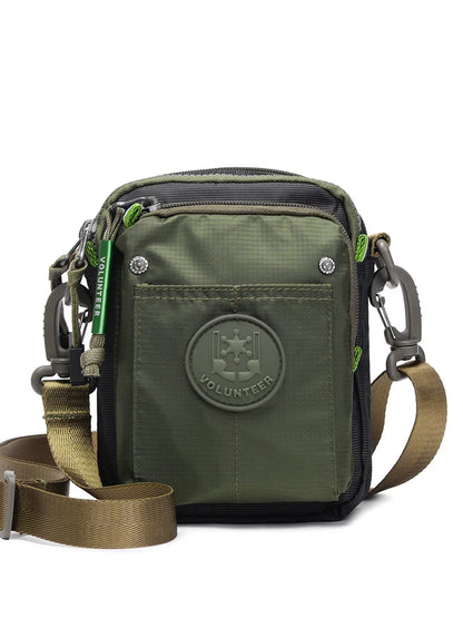 VOLUNTEER Crossbody Bags for Men Fashion Waterproof Phone Oxford Cloth Casual Small Messenger Men's Shoulder Sling Bag 1652-11