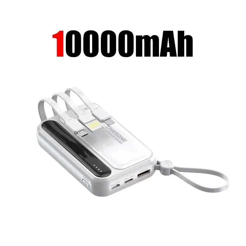 Lenovo 2026New 120W Super Fast Charging 500000mAh 4 In1 Cables Portable Powerbank Power Bank For Iphone Huawei Samsung