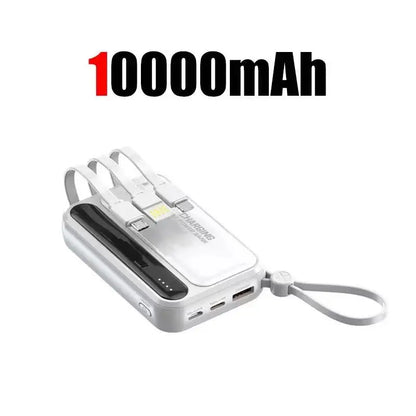 Lenovo 2026New 120W Super Fast Charging 500000mAh 4 In1 Cables Portable Powerbank Power Bank For Iphone Huawei Samsung