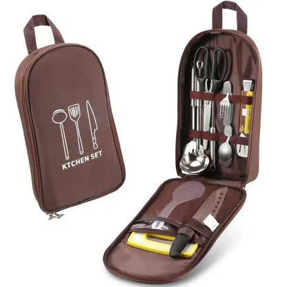 Portable Cooking Utensil Organizer Bag for Outdoor Camping Travel  Storage for  Equipment