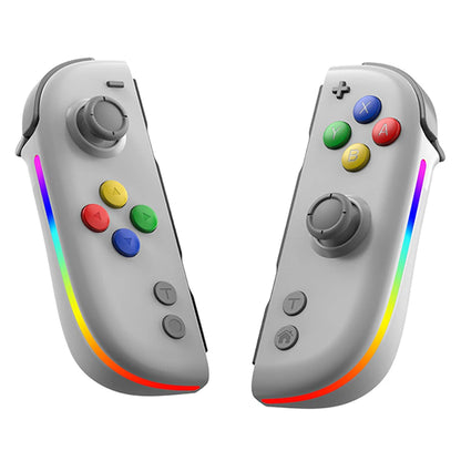 Bluetooth 5.3 Gamepad Controller For Nintendo Switch/OLED/Lite Joycon RGB Colorful Light L/R Wireless Game Console Joystick