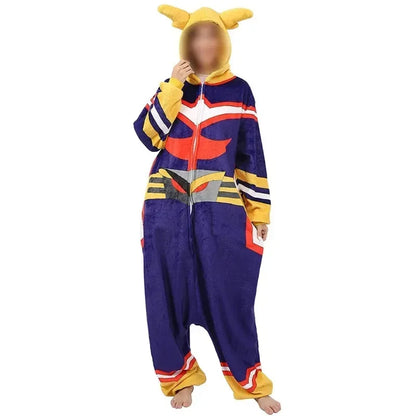 My Hero Academia Cartoon Cosplay Pajamas Olmet Bathrobe Cos Clothes Wholesale Halloween One-piece Cosplay Costumes