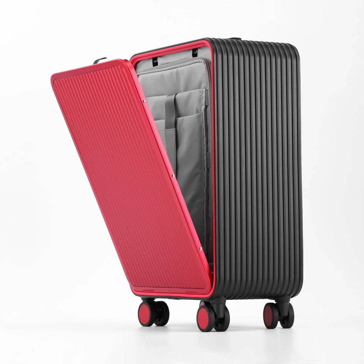 KLQDZMS 17"20"24Inch Metal Aluminum Magnesium Alloy Luggage Universal Wheels Portable Storage Luggage Business Boarding Suitcase