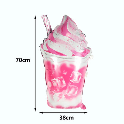 Ice Cream Balloons Sweet Candy Balloon Ice Cream Shaped Balloons for Summer Beach Birthday Baby Shower Party Decoration