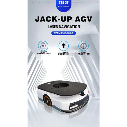 Customized CE Certification 300kg 600kg Delivery Robot Material Handling Equipment Jacking AMR AGV With 360 Rotary Lifter