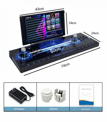 Joystick Game Console With Dual Joysticks Connected To Tv Pandora Game Console Folding Screen 0 Delay Home Nostalgic Arcade