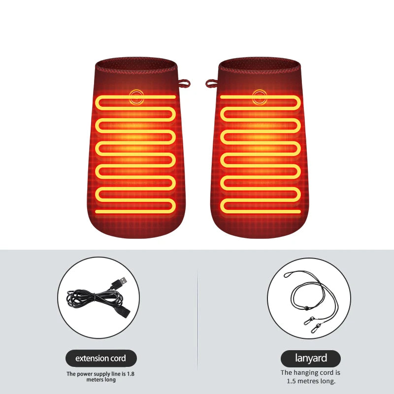 Electric Heated Glove - Hand Massager - 3-Level Adjustment - Muscle Relaxation & Joint Comfort Elderly Daily Hand Care