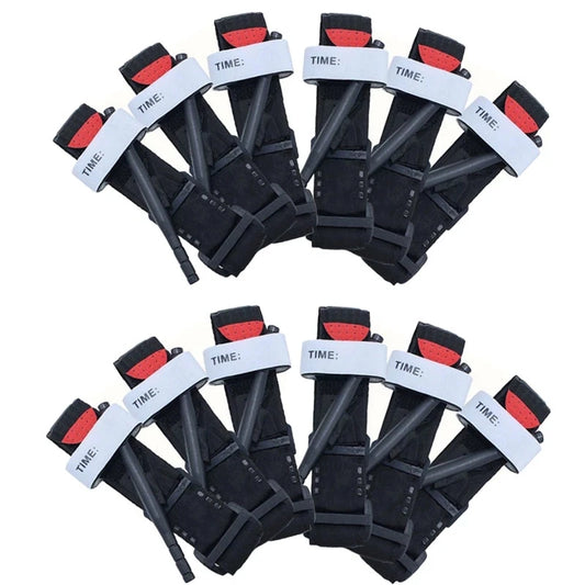 1/12 Pcs Emergency Tourniquet Outdoor Portable First Aid Quick Slow