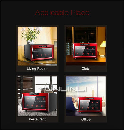 Mini Wine Refrigerator 23L Red Wine Storage Case Household Constant Temperature Wine Cabinet