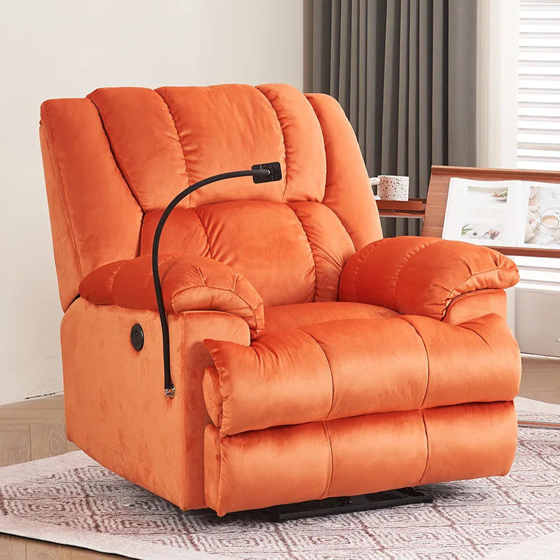New Design Elegance Sofa Modern Electric Fabric Recliner Sectional Sofa with USB Port for Living Room Sofa Retratil E Reclinavel