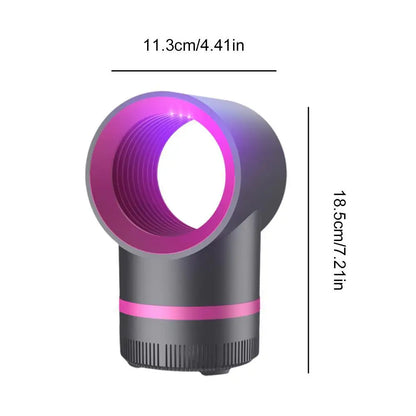 USB Rechargeable Electric Shock Inhalation Mosquito Killer Lamp, Portable Bug Zapper Fly Trap for Indoor Outdoor Home