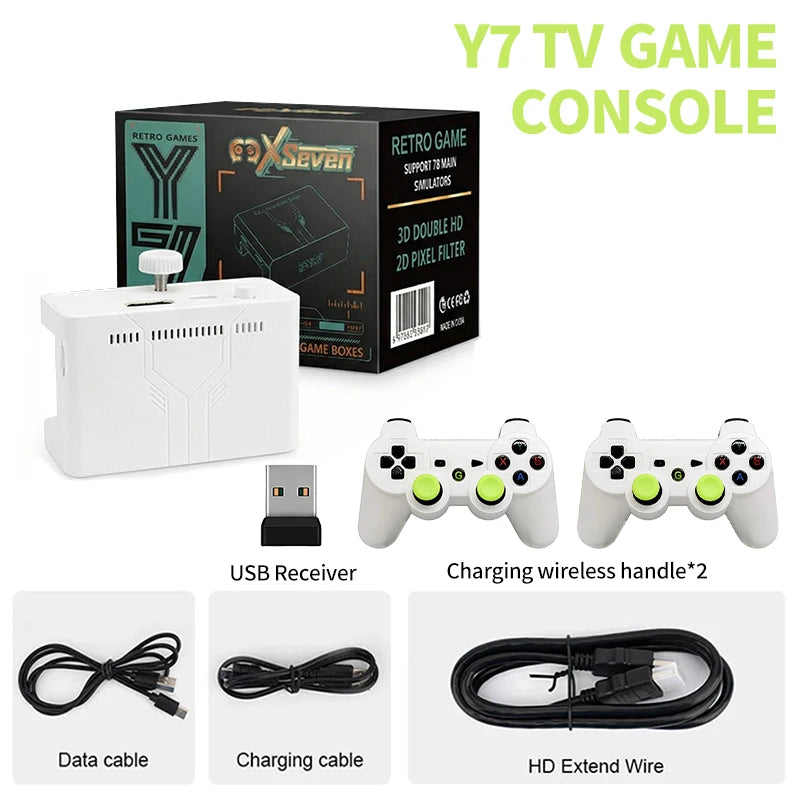 Hot Sale 2026 X7 TV Video Game Box Y7 Super PSP Game Console HD Output Joystick Dual Controller Fighting Game Console