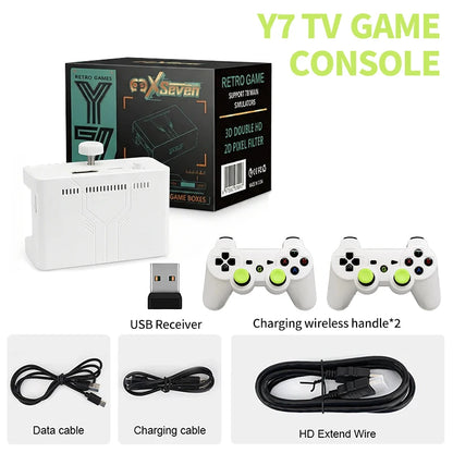 Hot Sale 2026 X7 TV Video Game Box Y7 Super PSP Game Console HD Output Joystick Dual Controller Fighting Game Console