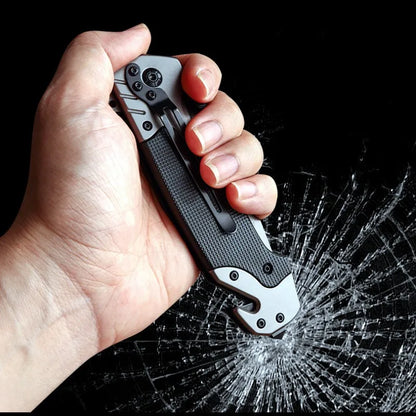 Folding Pocket Knife | Stainless Steel Blade, Plastic Handle | Camping & Outdoor Carry
