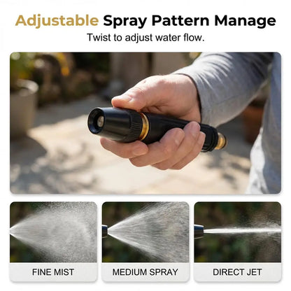 Car Washing Water Gun Garden Hose Nozzle Sprayer High Pressure Leak-proof Water Hose Nozzle Garden Watering And Carpet Washing