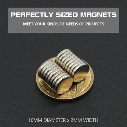 Super Powerful round Neodymium Magnet NdFeB N35 Strong Permanent Magnetic Imans for Refrigerator Various Sizes 2x2/4x2/5x1/6x2/8