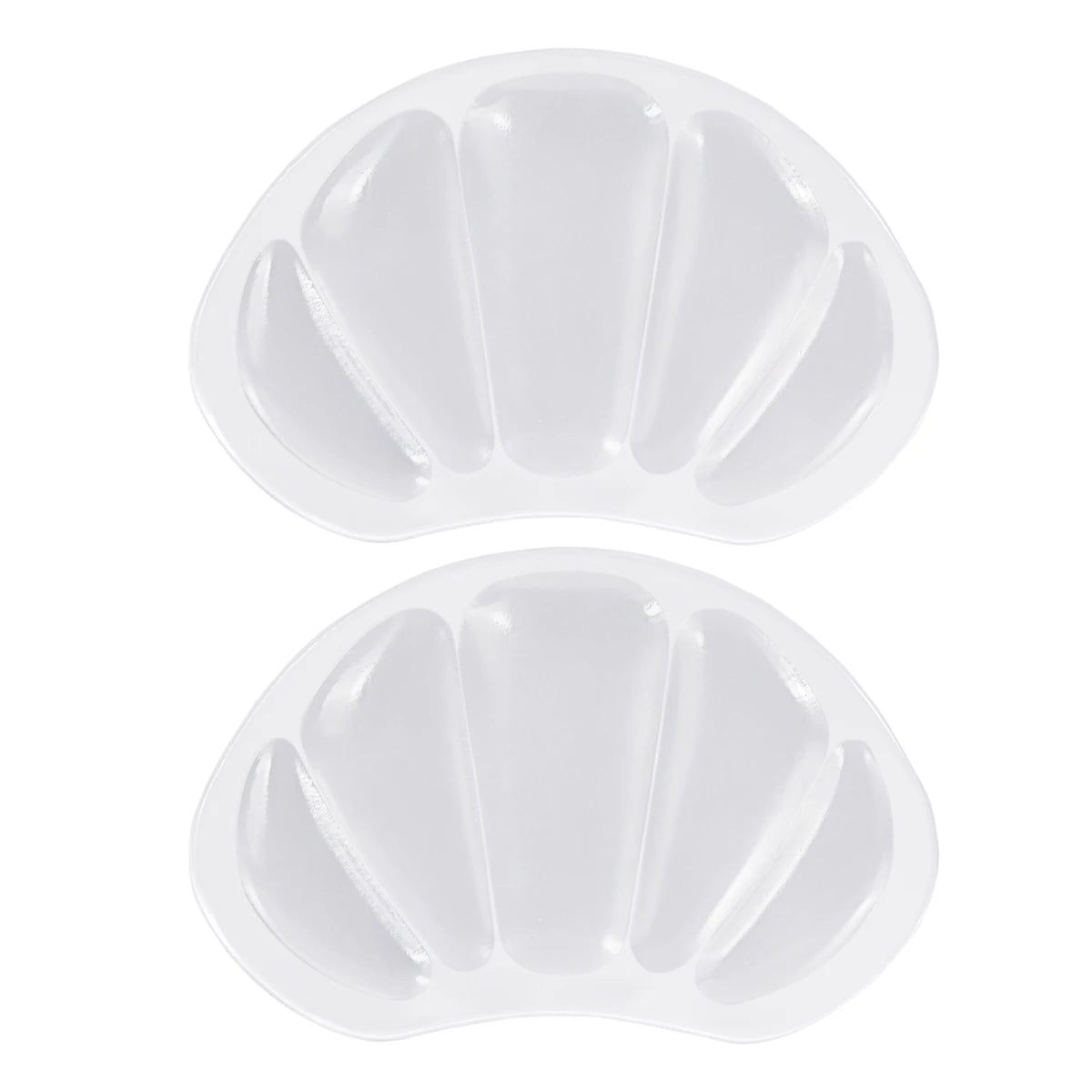 Clear Silicone Foot Cushion Pads Anti-Slip Heel Forefoot Inserts Breathable Comfort Shoe Pads for Men Women High Heels Sneakers