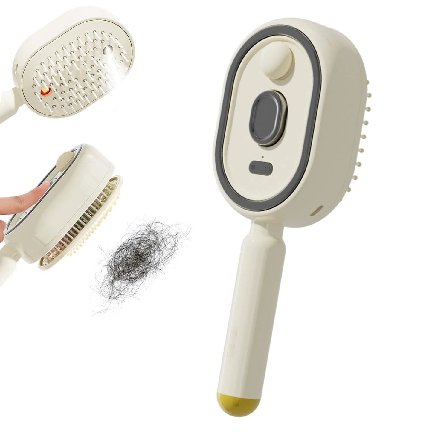 Hot Electric Steam Comb With Spray Massage Function Reduces Frizz Prevents Static Electricity Hair Styling Tool 2026