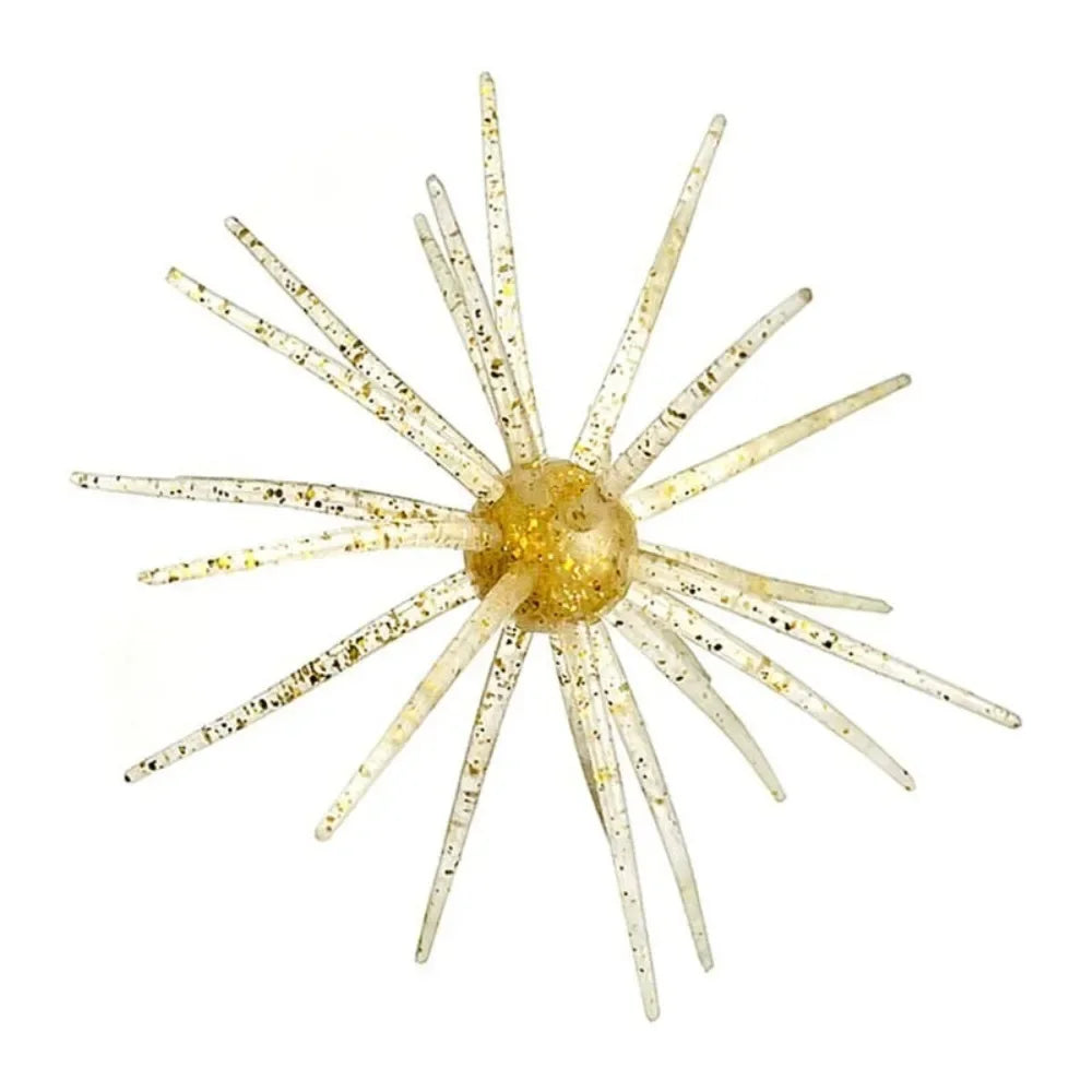 1PC/2PCS Dice Fishing Sea Urchin Lures 2.8g 8.7g Silicone Worm Silicone Worm Lure Handmade Artificial Tackle.