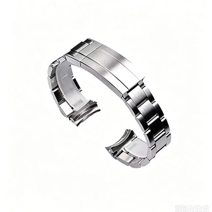 20mm 21mm For Rolex SUBMARINER DAYTONA SUP GMT Fit NH35 NH36 Curved End Interface Men's Oyster Solid Stainless Steel Watchband