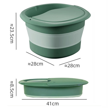 Foldable Easy to Store Portable Foot Bath Tub Foot Bath and Massage Comfortable Foot Soak a Must Have for Home and Travel