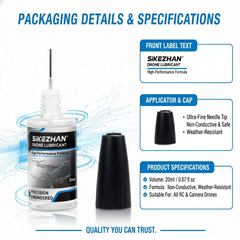 Drone Motor Lubricant Oil for Quadcopter Brushless Bearings Noise Reduction Anti-rust Maintenance Grease for DJI Mavic Mini FPV