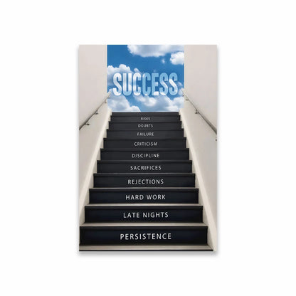 10 Rules of Life Motivational Poster Inspiration Canvas Print Wall Art Office Decor Home Decor Motivational Sign Positive Saying